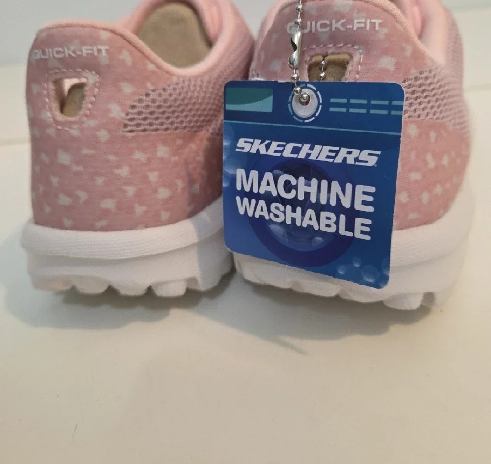 Skechers Women's Lightweight Mesh Athletic Sneaker - Light Pink NWT Size 7 - Picture 7 of 8